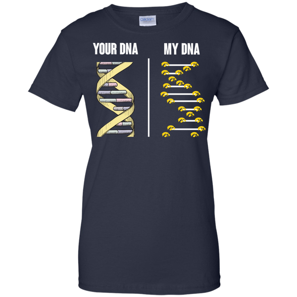 Iowa Hawkeyes T shirts Your DNA My DNA Hoodies Sweatshirts