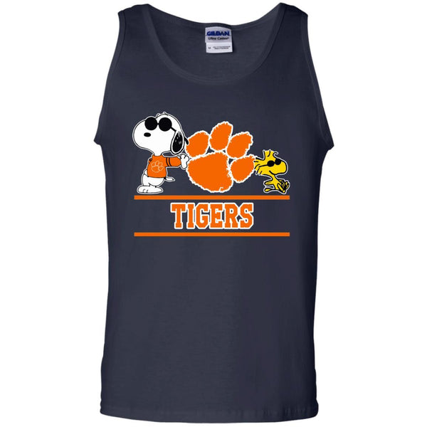 Clemson Tigers T shirts Snoopy Hoodies Sweatshirts