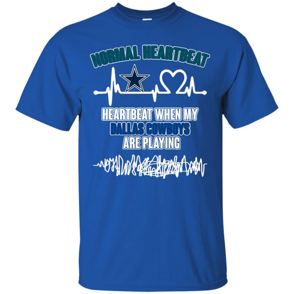 Dallas Cowboys T shirts Heartbeat When My Dallas Cowboys Playing Hoodies Sweatshirts
