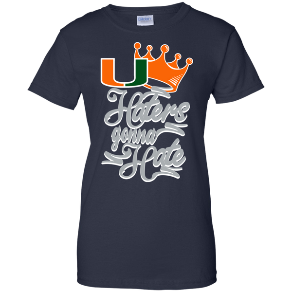 Miami ( FL ) Hurricanes T shirts Haters Gonna Hate Hoodies Sweatshirts