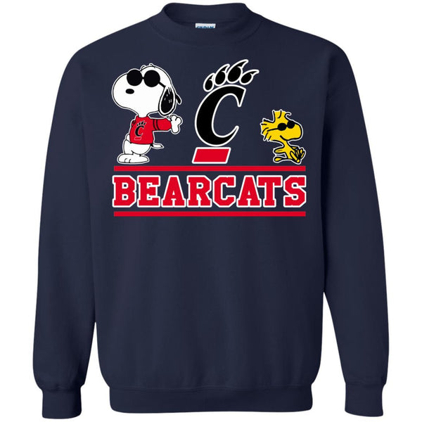 Cincinnati Bearcats T shirts Snoopy Hoodies Sweatshirts