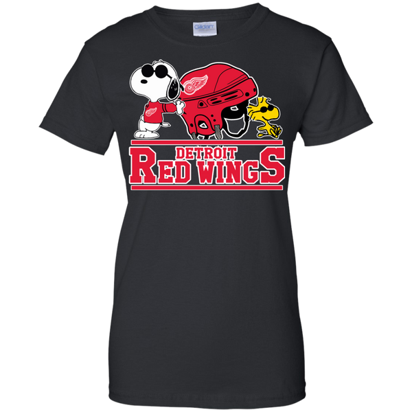 Detroit Red Wings T shirts Snoopy Hoodies Sweatshirts
