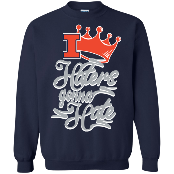 Illinois Fighting Illini T shirts Haters Gonna Hate Hoodies Sweatshirts