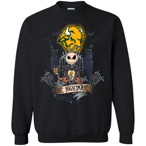 Halloween North Dakota State Bison T shirts The Nightmare Hoodies Sweatshirts