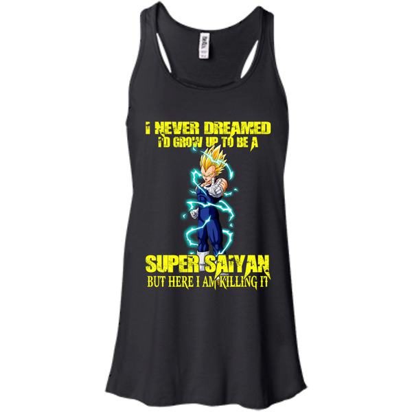 Dragon Ball Z Vegeta T shirts Never Grown To Be A Super Saiyan But Here I Am Hoodies Sweatshirts