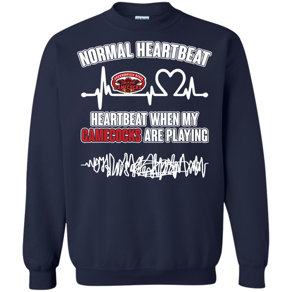Jacksonville State Gamecocks T shirts Heartbeat When My Gamecocks Playing Hoodies Sweatshirts
