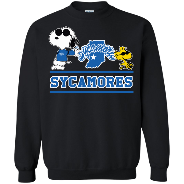 Indiana State Sycamores T shirts Snoopy Hoodies Sweatshirts