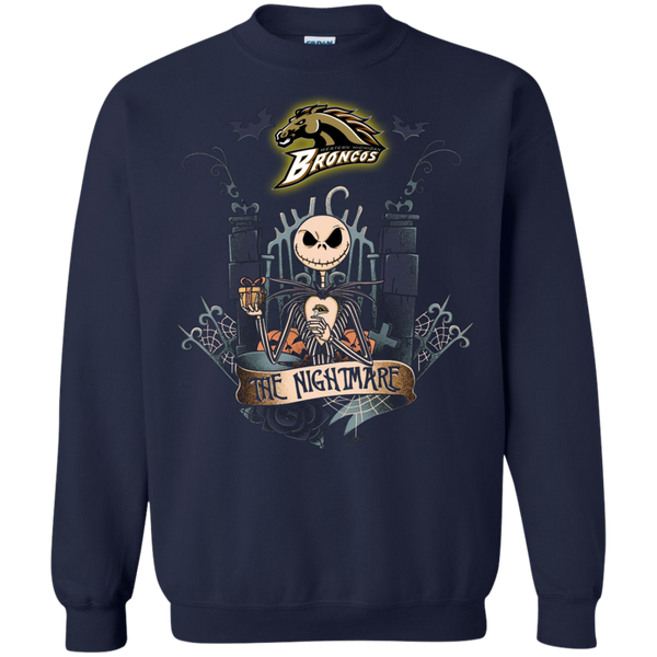 Halloween Western Michigan Broncos T shirts The Nightmare Hoodies Sweatshirts