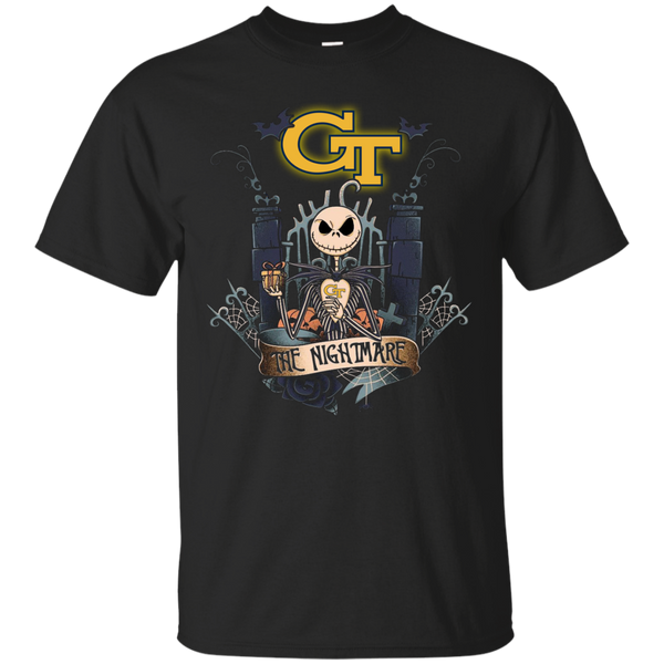 Halloween Georgia Tech Yellow Jackets T shirts The Nightmare Hoodies Sweatshirts