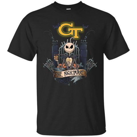 Halloween Georgia Tech Yellow Jackets T shirts The Nightmare Hoodies Sweatshirts