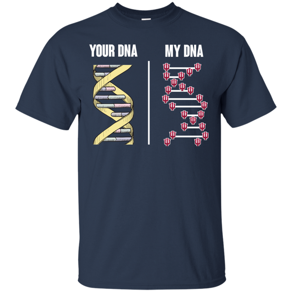 Indiana Hoosiers T shirts Your DNA My DNA Hoodies Sweatshirts