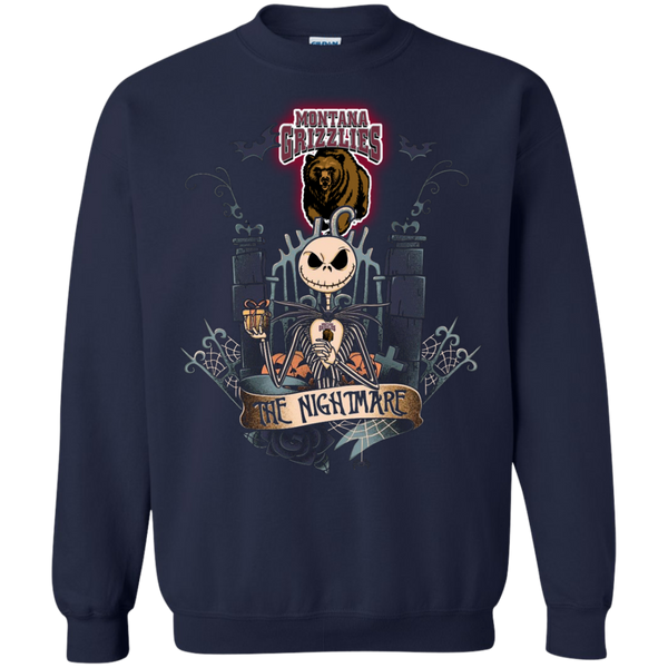 Halloween Montana Grizzlies T shirts The Nightmare Hoodies Sweatshirts