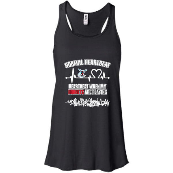 Delaware State Hornets T shirts Heartbeat When My Hornets Playing Hoodies Sweatshirts