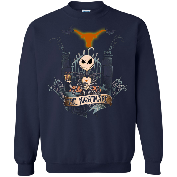 Halloween Texas Longhorns T shirts The Nightmare Hoodies Sweatshirts