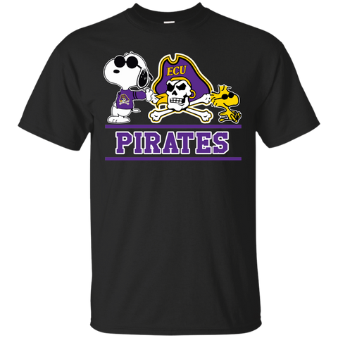 East Carolina Pirates T shirts Snoopy Hoodies Sweatshirts
