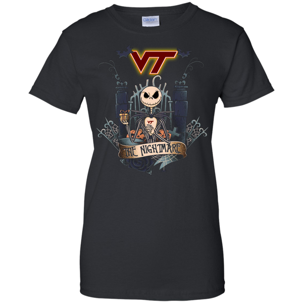 Halloween Virginia Tech Hokies T shirts The Nightmare Hoodies Sweatshirts