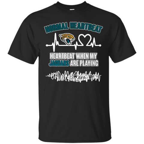 Jacksonville Jaguars T shirts Heartbeat When My Jaguars Playing Hoodies Sweatshirts