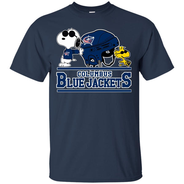 Columbus Blue Jackets T shirts Snoopy Hoodies Sweatshirts