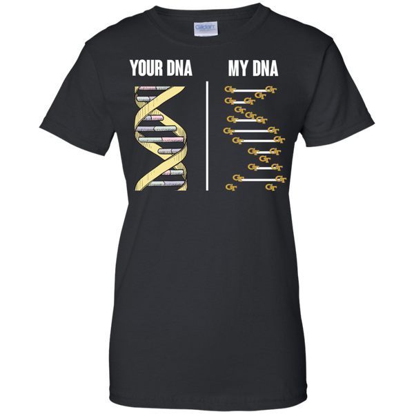 Georgia Tech Yellow Jackets T shirts Your DNA My DNA Hoodies Sweatshirts