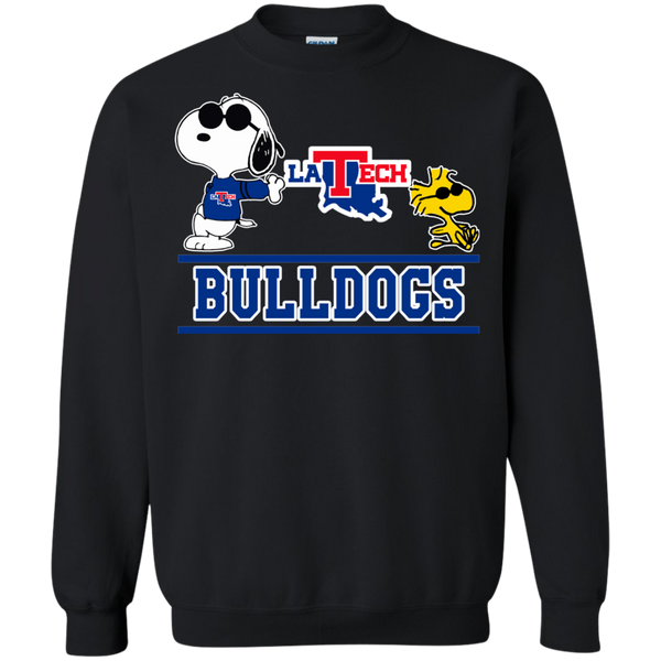 Louisiana Tech Bulldogs T shirts Snoopy Hoodies Sweatshirts