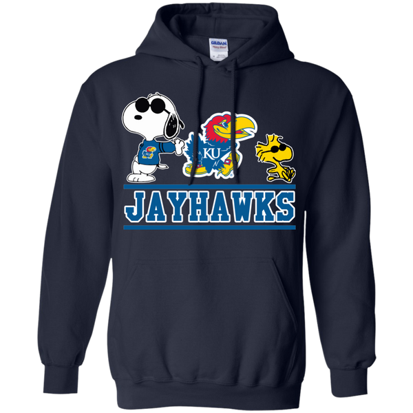 Kansas Jayhawks T shirts Snoopy Hoodies Sweatshirts