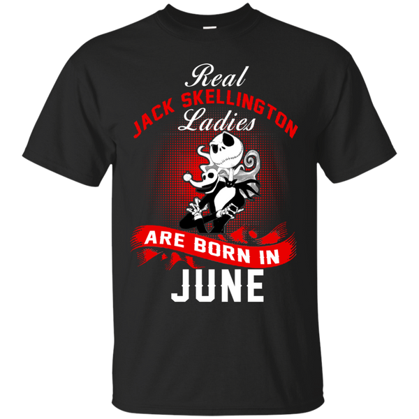 Jack Skellington T shirts Real Jack Skellington Ladies Born In June Hoodies Sweatshirts