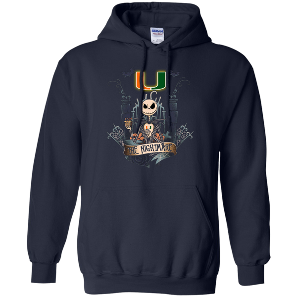 Halloween Miami (FL) Hurricanes T shirts The Nightmare Hoodies Sweatshirts