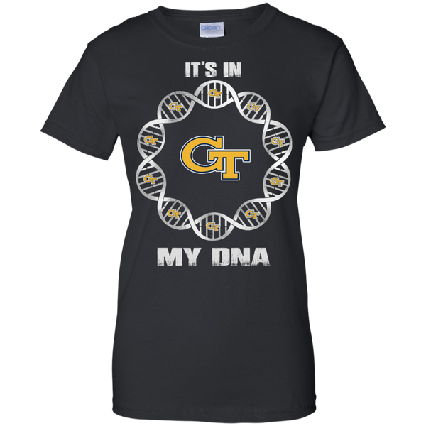 Georgia Tech Yellow Jackets T shirts It's In My DNA Hoodies Sweatshirts