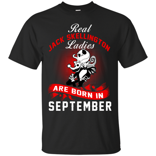 Jack Skellington T shirts Real Jack Skellington Ladies Born In September Hoodies Sweatshirts