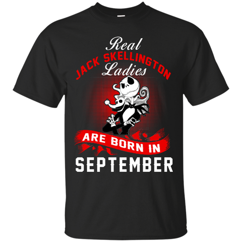 Jack Skellington T shirts Real Jack Skellington Ladies Born In September Hoodies Sweatshirts