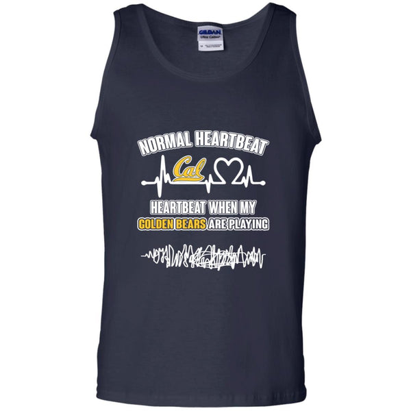 California Golden Bears T shirts Heartbeat When My Golden Bears Playing Hoodies Sweatshirts