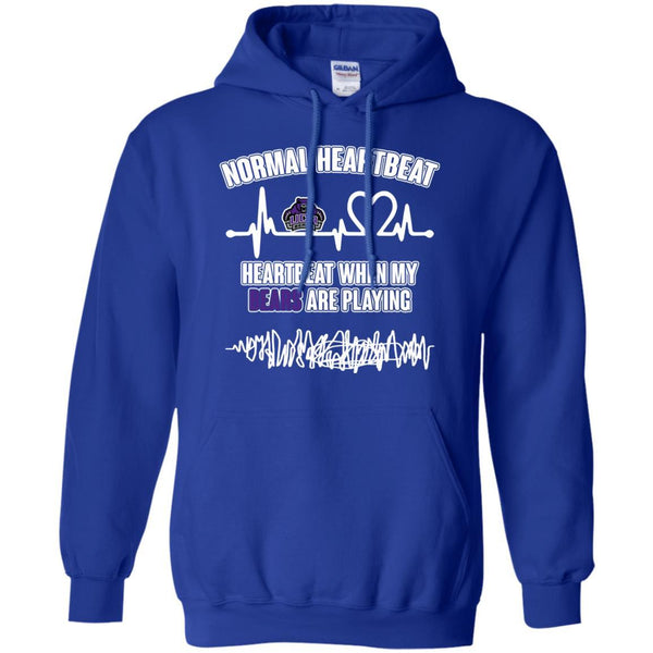 Central Arkansas Bears T shirts Heartbeat When My Bears Playing Hoodies Sweatshirts