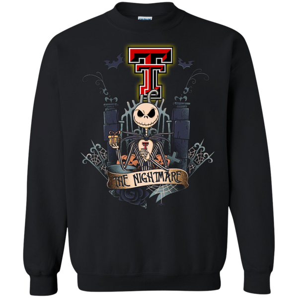 Halloween Texas Tech Red Raiders T shirts The Nightmare Hoodies Sweatshirts