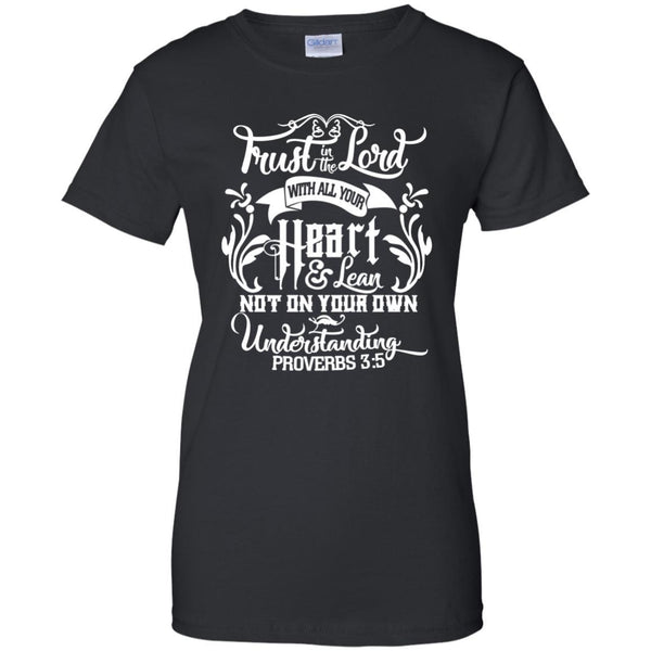 Christian Jesus T shirts Trust In The Lord With All Your Heart Hoodies Sweatshirts