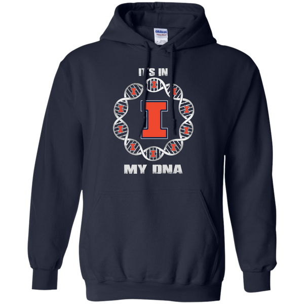 Illinois Fighting Illini T shirts It's In My DNA Hoodies Sweatshirts