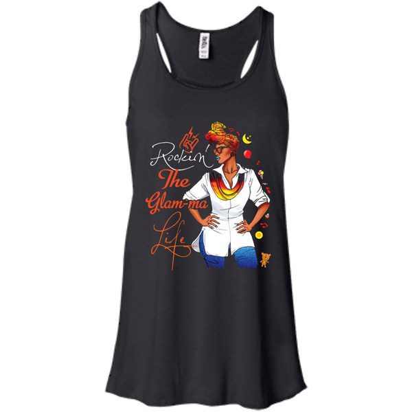 Grandma Gift T shirts Rockin The Glam-ma Life Hoodies Sweatshirts