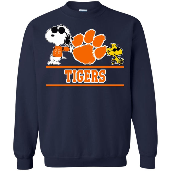 Clemson Tigers T shirts Snoopy Hoodies Sweatshirts