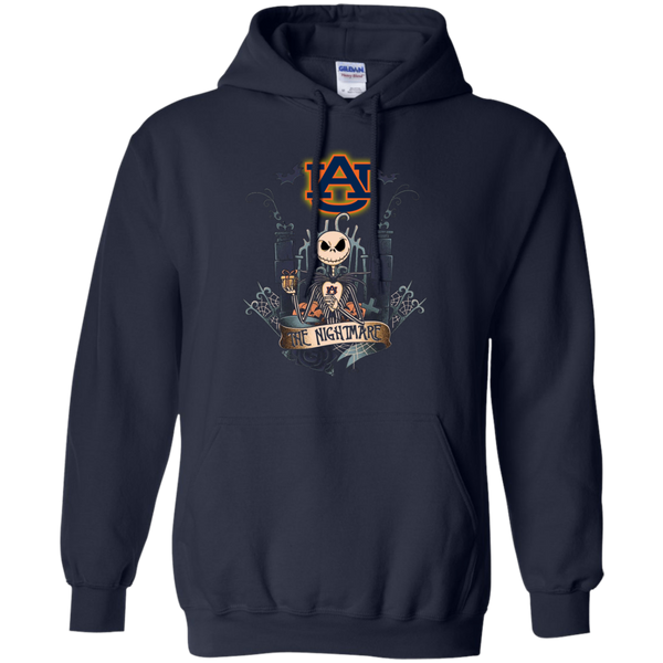 Halloween Auburn Tigers T shirts The Nightmare Hoodies Sweatshirts