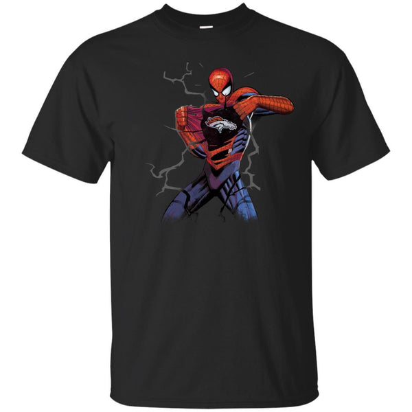 Denver Broncos T shirts Spiderman Hoodies Sweatshirts