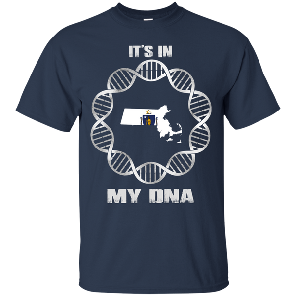 Massachusetts State T shirts It's In My DNA Hoodies Sweatshirts
