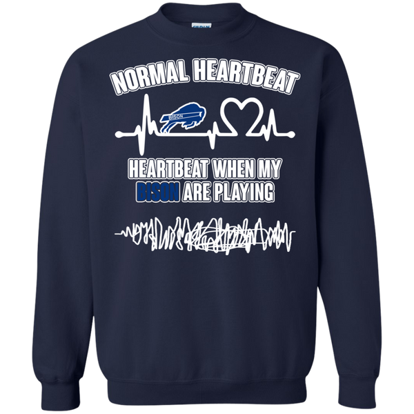 Howard Bison T shirts Heartbeat When My Bison Playing Hoodies Sweatshirts