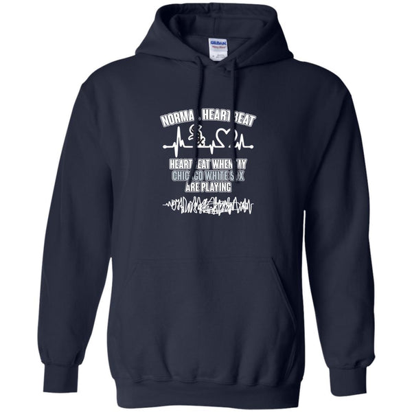 Chicago White Sox T shirts Heartbeat When My Chicago White Sox Playing Hoodies Sweatshirts