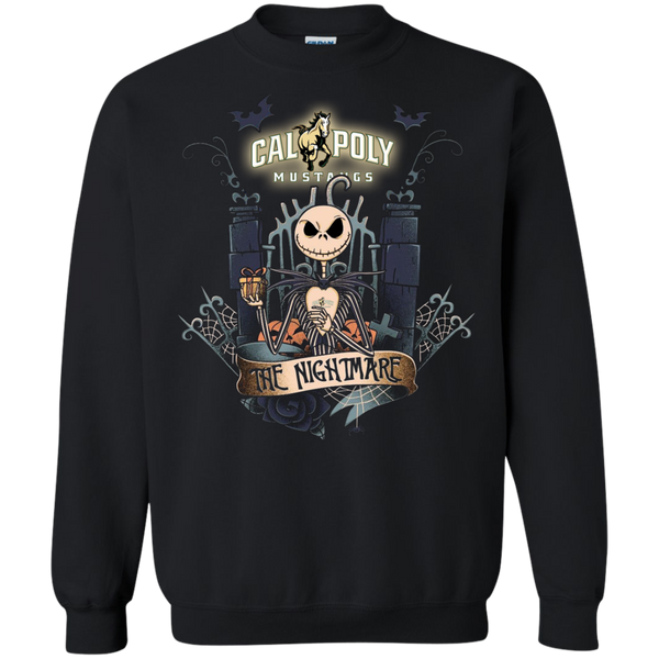 Halloween Calpoly Mustangs T shirts The Nightmare Hoodies Sweatshirts