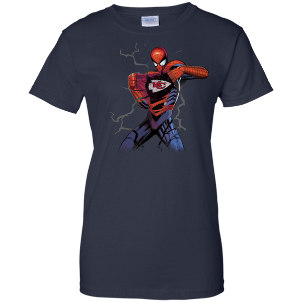 Kansas City Chiefs T shirts Spiderman Hoodies Sweatshirts
