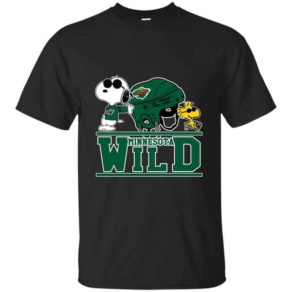Minnesota Wild T shirts Snoopy Hoodies Sweatshirts