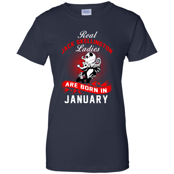 Jack Skellington T shirts Real Jack Skellington Ladies Born In January Hoodies Sweatshirts
