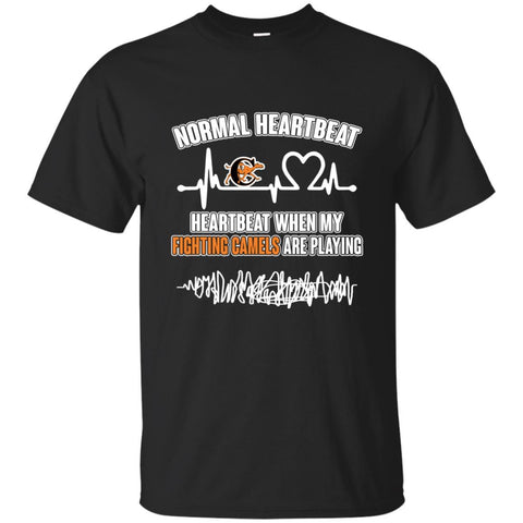Campbell Fighting Camels T shirts Heartbeat When My Fighting Camels  Playing Hoodies Sweatshirts