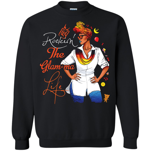 Grandma Gift T shirts Rockin The Glam-ma Life Hoodies Sweatshirts