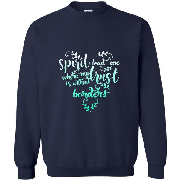 Christian Jesus T shirts Spirit Lead Me Where My Trust Is Hoodies Sweatshirts