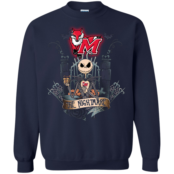 Halloween Marist Red Foxes T shirts The Nightmare Hoodies Sweatshirts